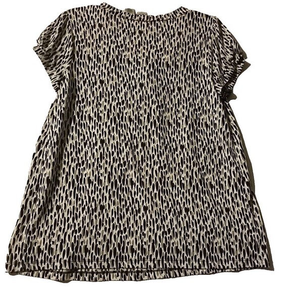 DUO MATERNITY BLACK GREY AND WHITE TOP LARGE BLOUSE NWT - Picture 9 of 9